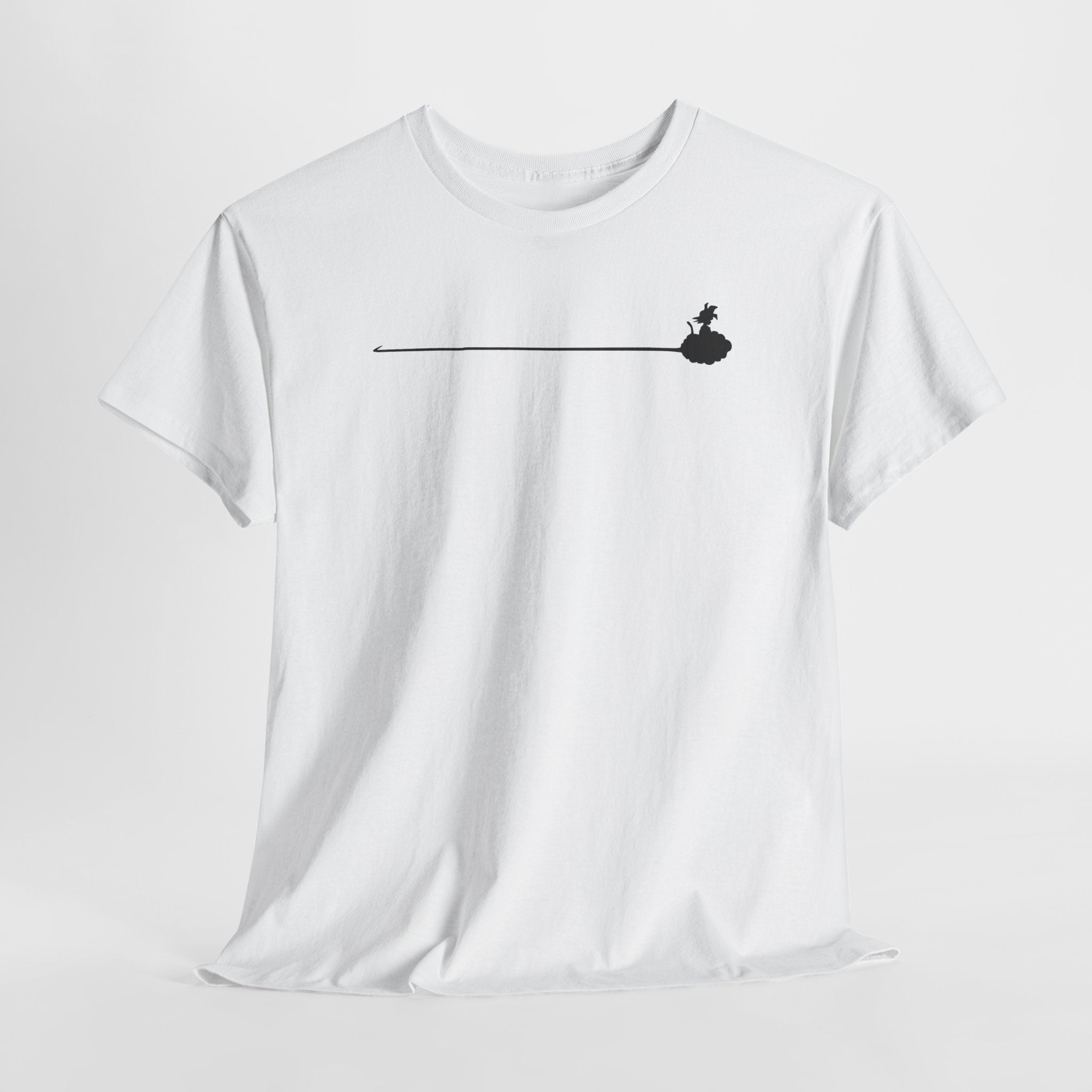 Minimalist Cloud Rider Unisex Tshirt  - retro anime inspired shirt